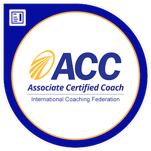 Coaching psychologist: Associate Certified Coach Logo